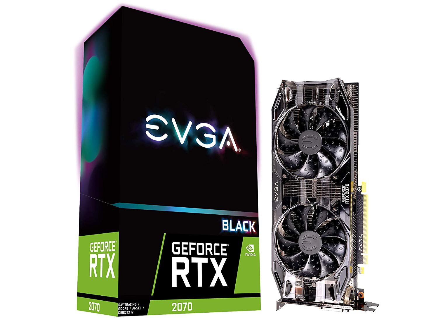 4 Graphics Card - EVGA GeForce RTX 2070 Black Gaming,8GB - Best $1500 PC Build 2019