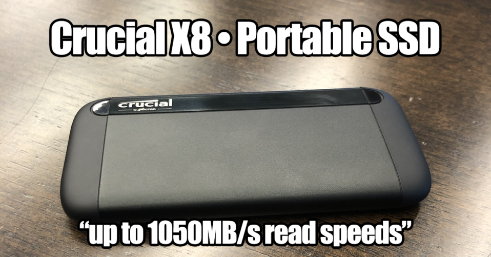 Crucial X8 Portable SSD - Fastest Portable SSD
