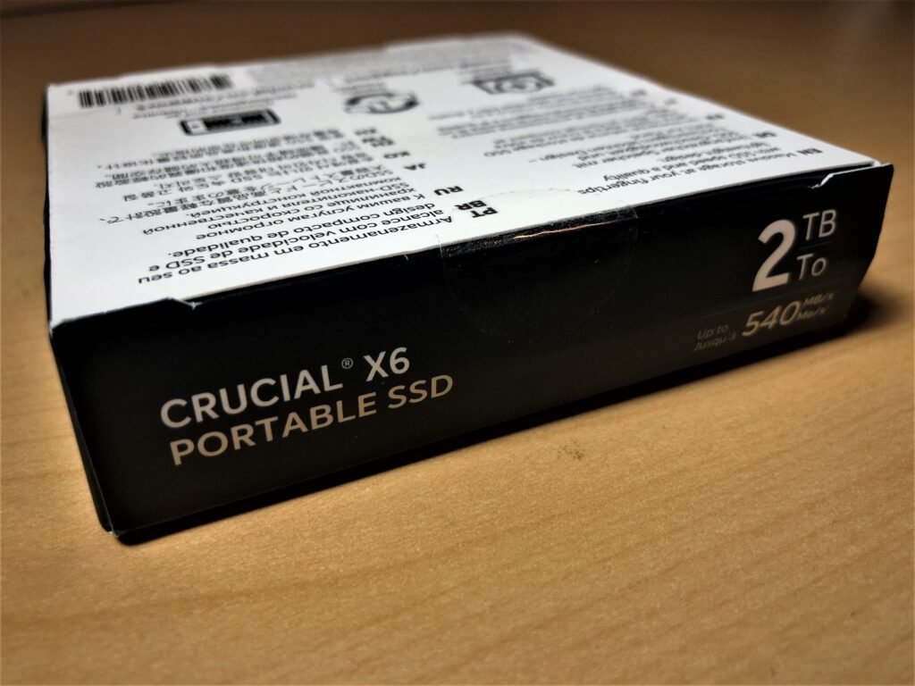Crucial X6 Review and Benchmark - Newb Computer Build (Box Side)