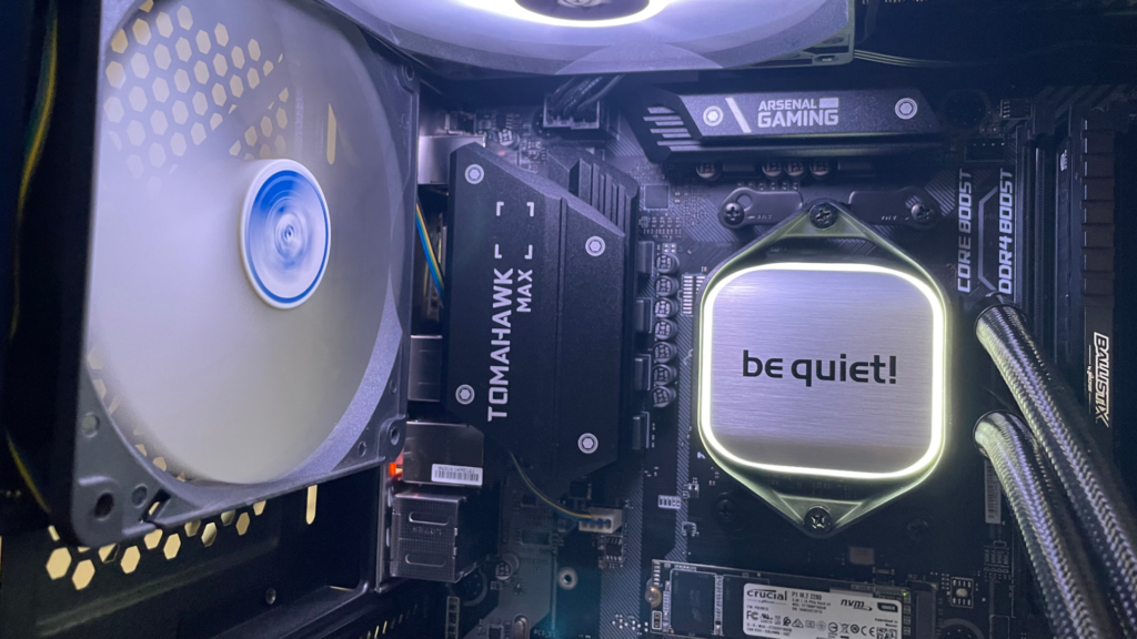 be quiet PURE Loop Installed - Compared to AMD Ryzen Stock Cooling